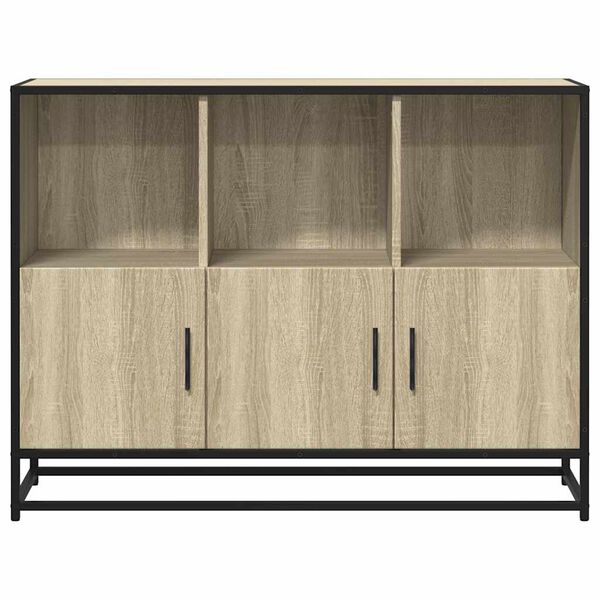 vidaXL Sideboard Sonoma Oak Engineered Wood Medium Sideboard