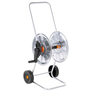 vidaXL Hose Reel Cart for 164.0 ' 1/2" or 114.8 ' 3/4" Hose Steel