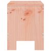 vidaXL Garden Stool Set of 2 Natural wood Solid Douglas wood Standard