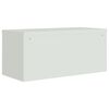 vidaXL File Cabinet Light Grey Powder-coated Steel Large File Cabinet