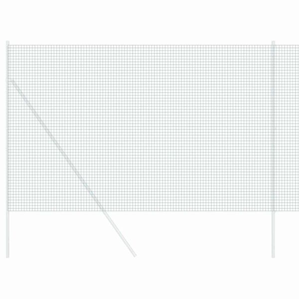 vidaXL Welded Wire Fence Green 5.2'x 82'Steel