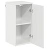 vidaXL Bathroom Cabinet High Gloss White 11.81 x 12.40 x 24.02 in