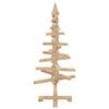 vidaXL Wooden Christmas Tree for Decoration 35.4" Solid Wood Pine