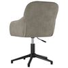 vidaXL Swivel Office Chair Light Gray Velvet