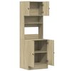 vidaXL Kitchen Cabinet Sonoma Oak 23.6"x19.7"x70.9" Engineered Wood