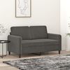 vidaXL 2-seater Sofa Dark Grey Velvet 47.2 in Durable 2-Seater Sofa