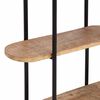 vidaXL Wall Shelf 90x20x116,5&nbsp;cm Solid Rough Wood Mango