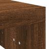 vidaXL Coffee Table Brown Oak Engineered Wood Medium Modern