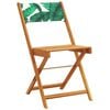 vidaXL Garden Chair Set of 4 Green