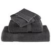 vidaXL Hand Towel Set of 10 Charcoal 100% Cotton 19.7 x 39.4 in
