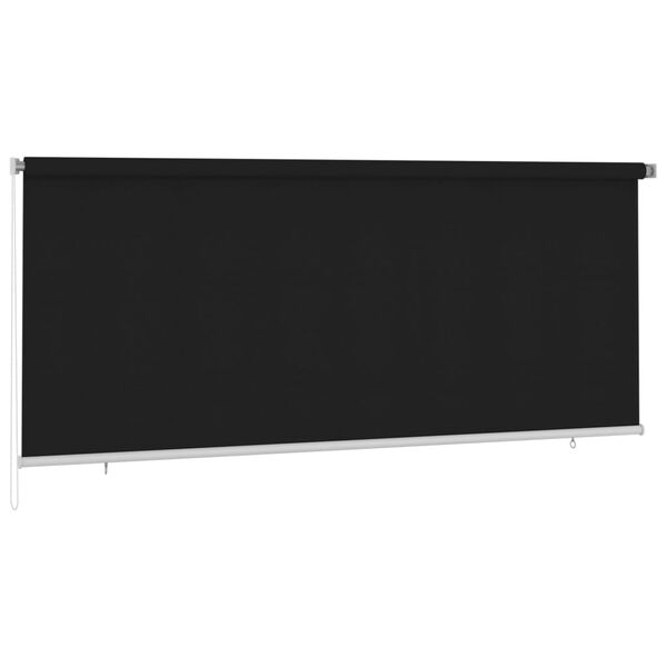 vidaXL Outdoor Roller Blind 137.8"x55.1" Black