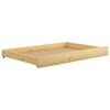 vidaXL Day Bed Drawer Natural Solid Pine Wood Medium Day Bed Drawer