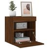 vidaXL TV Wall Cabinet Set of 2 Brown Oak Engineered wood