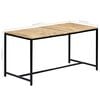 vidaXL Dining Table Brown and Black