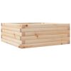 vidaXL Garden Planter Natural Wood Solid Pine Wood Medium
