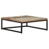 vidaXL Coffee Table Set of 2 Multicolor Reclaimed Wood Small