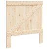 vidaXL Headboard Natural Solid pine wood Single Durable Headboard
