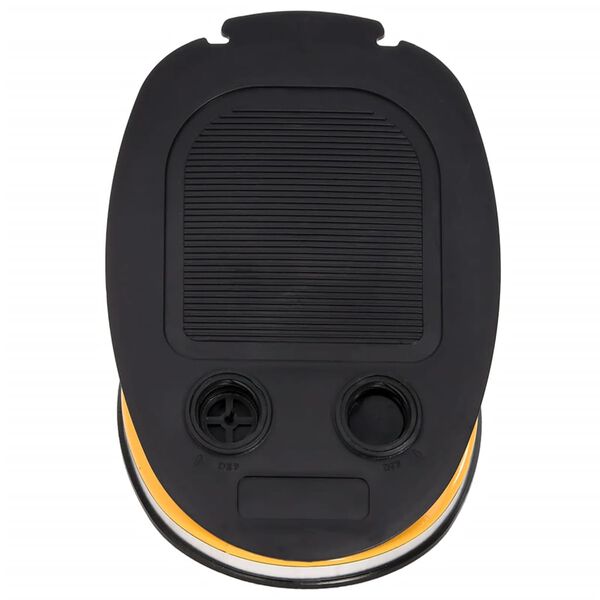 vidaXL Foot Pump 10.2x7.1" PP and PE Grey and Yellow