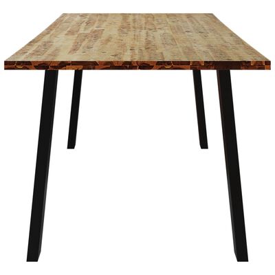 vidaXL Dining Table 59.1"x35.4"x29.5" Solid Wood Acacia