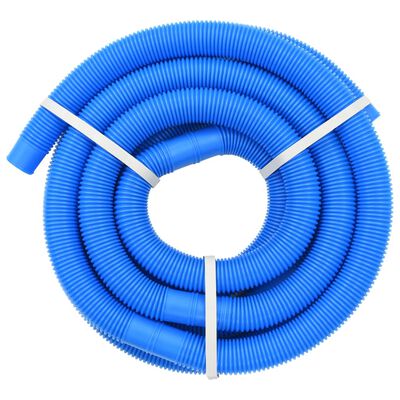 vidaXL Pool Hose with Clamps Blue 1.4" 19.6'