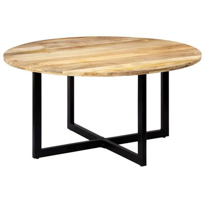vidaXL Dining Table 59.1"x28.7" Solid Mango Wood