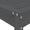 vidaXL Garden Bar Set Grey Solid pine wood Footrest Garden Bar Set