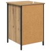 vidaXL Bedside Cabinet Artisan Oak 15.75 x 16.54 x 23.62 in