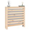 vidaXL Radiator Cover 31.3x7.5x33.1" Solid Wood Pine