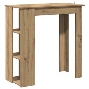 vidaXL Bar Table Artisan Oak Engineered Wood Medium Bar Table