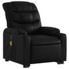 vidaXL Stand Up Massage Recliner Chair Black