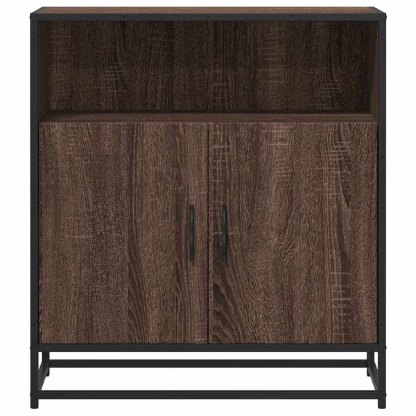 vidaXL Sideboard Brown Oak Engineered Wood Medium Sideboard