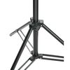 vidaXL Telescopic Background Support System + White Backdrop 9.8'x16.4'