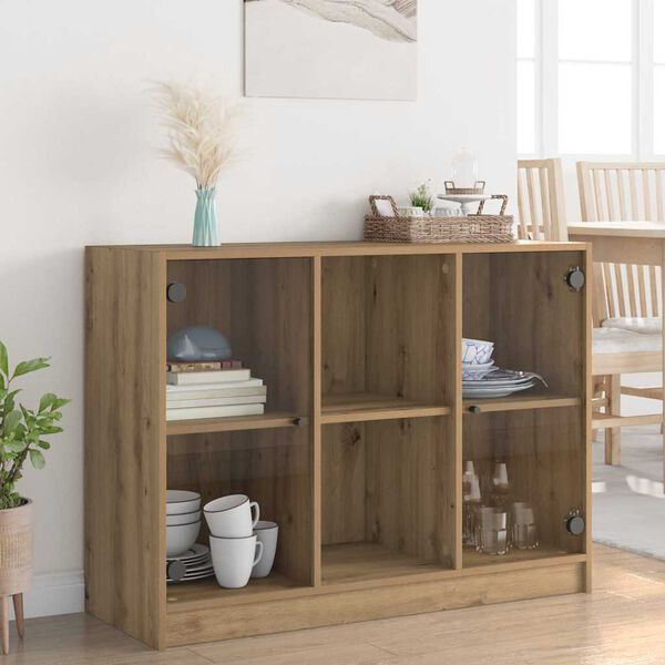 vidaXL Sideboard Artisian Oak Engineered Wood Medium Sideboard