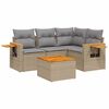 vidaXL Garden Sofa Set Beige