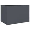 vidaXL Planter Anthracite Cold-rolled steel 24.4 x 15.7 x 15.4 in