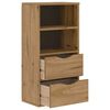 vidaXL Side Cabinet Honey