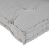 vidaXL Pallet Sofa Cushion Gray fabric