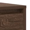 vidaXL Sideboard Brown Oak Engineered Wood Medium Buffet Rectangular