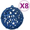 vidaXL Christmas Ball Set Set of 100 Blue Plastic Mixed sizes