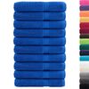 vidaXL Towel Set of 10 Blue 100% Cotton XXL Towel Rectangular