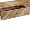 vidaXL Console Table Solid Mango Wood 46.5"x11.8"x31.5"