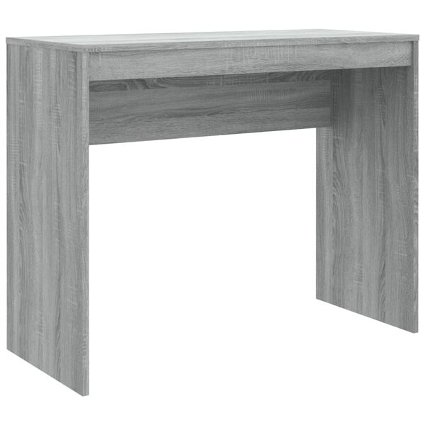 vidaXL Desk Grey Sonoma Engineered wood 35.4 x 15.7 x 28.3 in Modern