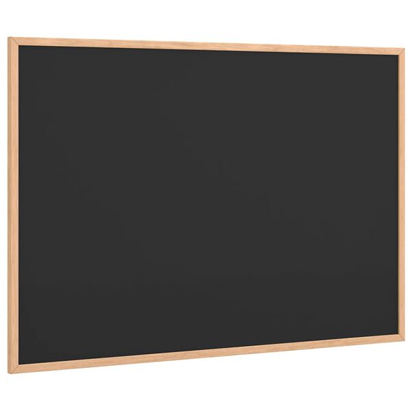 vidaXL Chalkboard with Solid Pine Wood Frame Black 31.5x21.7"
