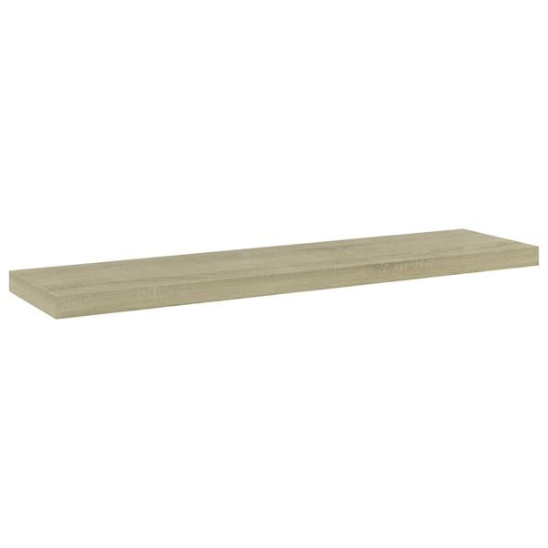 vidaXL Shelf Set of 8 Sonoma oak Engineered wood 15.7 x 3.9 x 0.6 in
