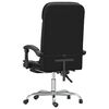 vidaXL Massage Office Chair Black Faux leather, Metal, Plywood, Foam