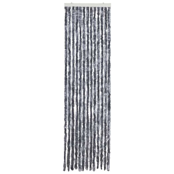 vidaXL Insect Curtain Silver 22.0x78.7" Chenille