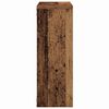 vidaXL Wall Shelf Old Wood Engineered Wood 17.7 in x 6.3 in x 17.7 in