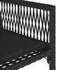 vidaXL Garden Dining Set Black PE Rattan 6-seater Foldable