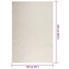 vidaXL Rug Cream Polypropylene 63x90.6 in UV-resistant materials Rug