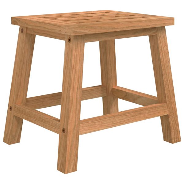 vidaXL Step Stool 11.4"x8.9"x10" Solid Wood Walnut